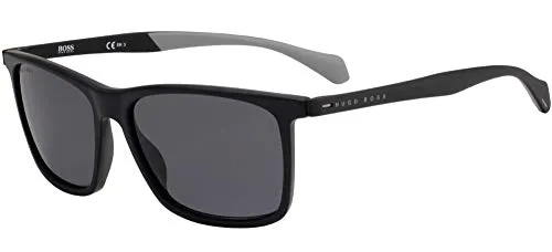 Boss HUGO Unisex 1078/s Sunglasses, 003/IR MATT Black, 57
