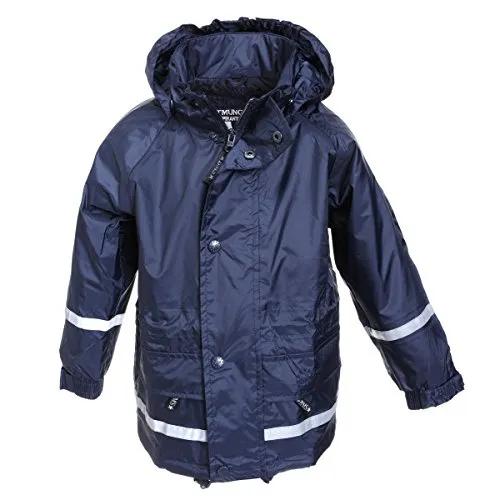 BMS Funktionsjacke blau 134 - ca. 9 Jahre - Funktionsjacke für Kinder, atmungsaktiv und wasserabweisend, ideal für aktive Abenteuer im Freien.