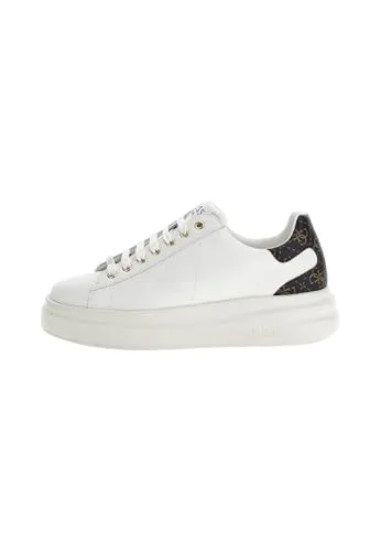 Guess Sneaker FLJELB FAL12 ELBINA-WHBRO in Weiss, Größe 41 in weiß von GUESS