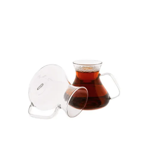 Teegläser-Set mit Henkel 6-teilig - 200 ml, hitzebeständig