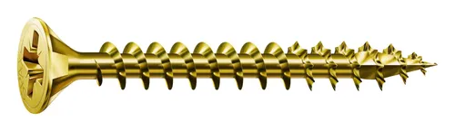 Spax Senkkopf Kreuzschlitz PZ 4,5 x 45 mm gelb verzinkt KP - 1081020450453 (VPE: 200 Stück)