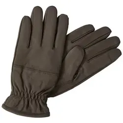 camel active Herren Lederhandschuhe mit Screen-Tab Funktion Dunkelbraun - Handschuhe & Fäustlinge für Herren aus hochwertigem Leder mit Screen-Tab-Funktion, ideal für Touchscreen-Geräte, und wärmendem Innenfutter für hohen Tragekomfort.