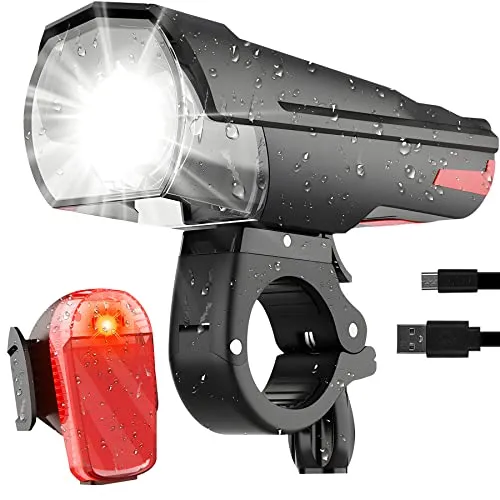 Fahrradlicht LED Set StVZO, 380 Lumen