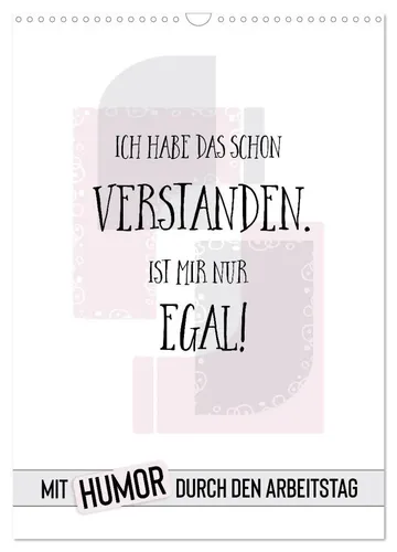 Melanie Viola Wandkalender 2026 – Mit Humor durch den Arbeitstag - Witziger Wandkalender im DIN A3 Format mit 14 Seiten für 2026. Ideal für alle, die ihren Arbeitstag mit Humor gestalten möchten. Perfekt als Geschenk oder für das eigene Büro.