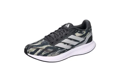 Adidas RUNFALCON 5 Kinder - schwarz - Laufschuhe mit leichter Cloudfoam Zwischensohle für optimalen Komfort. Atmungsaktives Obermaterial sorgt für kühle Füße, ideal für aktive Kinder und Teens.