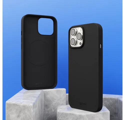 prio Handytasche prio Silikonschutzhülle MAG für iPhone 14 Pro schwarz (Silikonhülle)