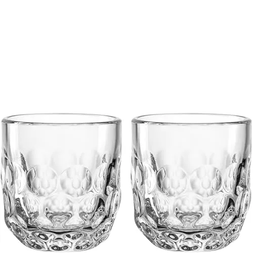 Leonardo Gocce Espressogläser 60 ml 2er Set - Gläser & Glaswaren – Erlebe deinen Espresso mit dem eleganten Tropfenrelief der GOCCE Espressogläser, die deinen Kaffeegenuss zum Erlebnis machen.