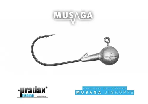 Jig Haken Set Größe 1 - 3 Stück Musaga Classic -  Jigkopf Jighead Zanderangeln