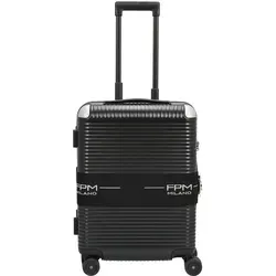 FPM Milano Bank Zip Deluxe Spinner 55 - Kabinentrolley 55 cm (eclipse black) - Eleganter Kabinentrolley mit 36 Litern Volumen und nur 3,6 kg Gewicht. Robustes Polycarbonat, vier leise Doppelrollen und ein integriertes TSA-Schloss bieten Sicherheit und Komfort auf Reisen.