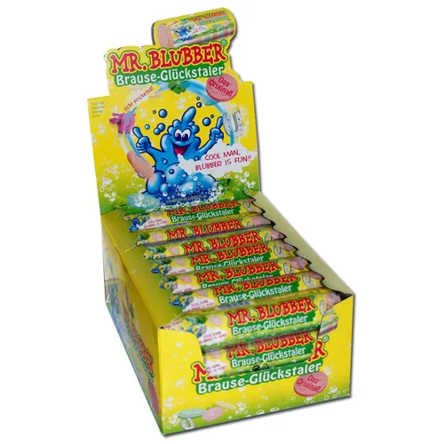  Mr. Blubber Brause-Pulver-Glückstaler, 21 Rollen 10,21€/1kg