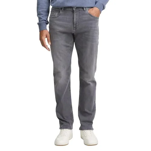 Slim-fit-Jeans TOM TAILOR für Herren, Gr. 32, grau - Modische Slim-fit-Jeans im Five-Pocket Style von TOM TAILOR, ideal für vielseitige Outfits. Der elastische Denim sorgt für optimalen Tragekomfort und eine perfekte Passform.