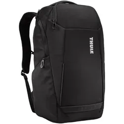 Thule Accent 28 Rucksack schwarz - Rucksack aus 15″ recyceltem Polyester, ideal für nachhaltige Abenteuer und urbanen Alltag.