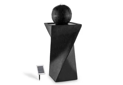 blumfeldt Wasserspiel Schönbrunn Solar Springbrunnen in schwarz von blumfeldt