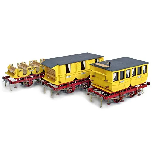 OcCre 56001 Adler Waggons (3 Modelle) Modellbausatz in braun von OcCre