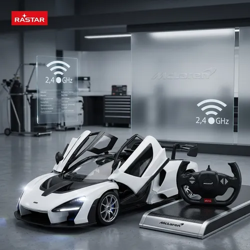 Jamara McLaren Senna 1:14 Ferngesteuertes Auto - RC-Modelle mit manuellem Türmechanismus und Licht, ideal für Kinder von 8-11 Jahren, bereit zum Spielen!