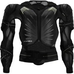 Acerbis Koert-One Protektorenjacke - Schwarz/Gelb - XXL - Zertifizierte Protektorenjacke für maximale Sicherheit beim Motorradfahren, mit hervorragendem Körperschutz und optimaler Belüftung für höchsten Tragekomfort.
