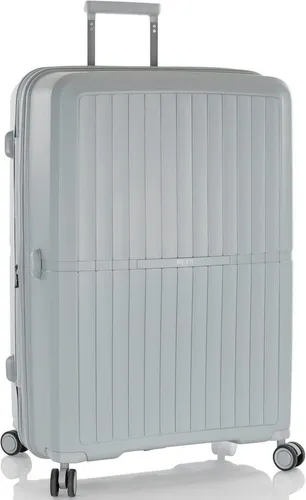 Heys AirLite 4 Rollen Trolley L 76 cm - Grau - Trolley in Grau mit 4 Rollen und Dehnfalte für zusätzlichen Stauraum, ideal für lange Reisen und komfortables Reisen.