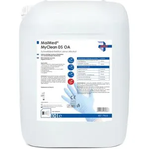 MaiMed Desinfektionsmittel 79614 - MyClean DS OA, alkoholfrei, 10 Liter - Desinfektionslösungen, schnelle Trocknung und hohe Materialverträglichkeit, ideal für den Lebensmittelbereich und VAH-gelistet.