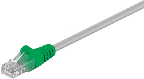 PATCH-C5XU 2 GR - 2 m Cat.5e U/UTP-CROSS-Netzwerkkabel