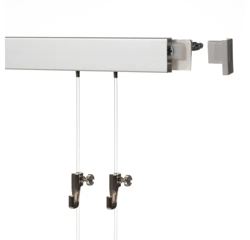 Gardinen- & Vorhangstangen Silber von SOFT-RAIL