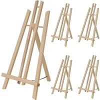 Artina London Tischstaffelei Kiefer 5tlg - Handgefertigte Tischstaffelei aus Kiefernholz, ideal für Hobbykünstler und Kinder. Leicht, klappbar und einfach zu transportieren, perfekt für kreative Projekte und Kunstunterricht.