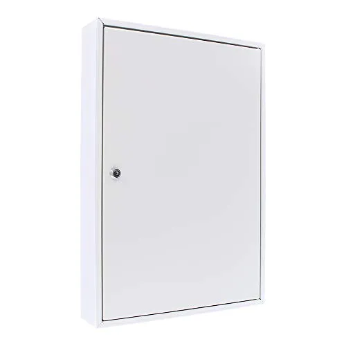 Rottner S 50 Schlüsselschrank eintürig - Schlüsselkästen mit Sicherheitsmerkmale, aus hochwertigem Stahlblech, ideal für die sichere Aufbewahrung von Schlüsseln und für die Wandbefestigung geeignet.
