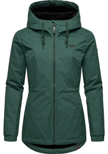 Ragwear Damen Winterjacke Dankka Warm YOUMODO - Wasserdicht & Stylisch in Pine Green, Gr. XXL - Funktionsjacken: Diese taillierte, wasserdichte Winterjacke bietet Wärme durch kuscheliges Teddyfell-Innenfutter und schützt stilvoll vor Wind und Wetter.
