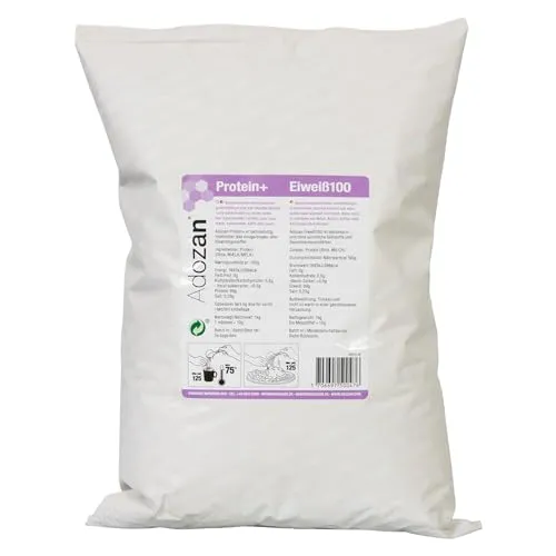 Adozan Eiweiß 100 | 99% Whey Isolate/Rind Protein Pulver - Amino Kombinationen – 99% Eiweiß, ideal für Regeneration und bariatrische Ernährung; Geschmacksneutral und leicht löslich für eine einfache Integration in Shakes und Speisen.