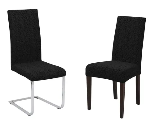 Beautex Stuhlhusse Universal Stretch Stuhlhussen, elastische Husse Bi-Elastic, Marmor