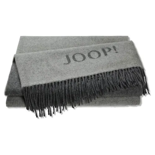 Joop! Plaid Fine-Doubleface in grau von JOOP! Living