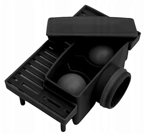 AQUA HEATING Kugel-Siphon mit Kontrollöffnung - Sonstige Badausstattung mit Doppelflügel-Dichtung und Kugelverschluss für effizienten Wasserabfluss und elegantes Design in Deinem Badezimmer.