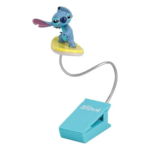 Paladone Stitch Surfing Buchlampe – Offiziell lizenziertes Disney Produkt