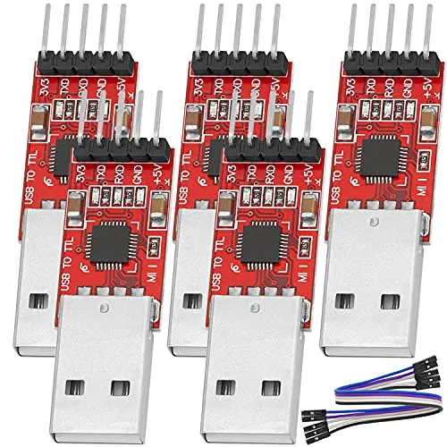 AZDelivery 5 x CP2102 USB zu TTL Konverter HW-598 von AZ-Delivery