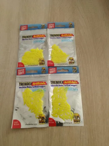 künstliche Maden Gelb 160