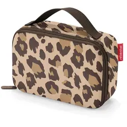 Reisenthel Kühltasche Thermocase leo macchiato – 1,5 Liter - Stylische Kühltasche im Leopardenprint, ideal für Snacks und Getränke. Mit hochwertigem, abwischbarem Innenfutter für optimale Kühlleistung und wasserabweisendem Außenmaterial aus recyceltem Polyester. Kompakt und praktisch!
