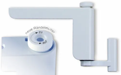 Mini-Türschließer Clip Close, weiß