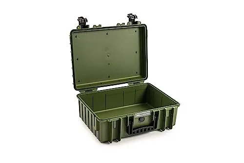 B&W International Transportkoffer Outdoor 5000 (PP.221) – Wasserdicht und Extrem Robust - Koffer, wasserdicht (IP67) und schlagfest – ideal für extreme Bedingungen. Schützt deine Technik zuverlässig vor Wasser und Staub.