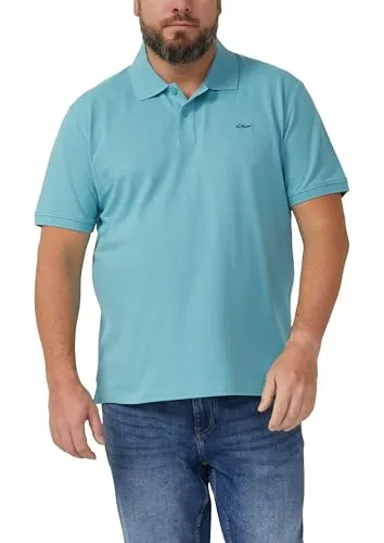 s.Oliver Poloshirt Big Size XXL (56/58) in türkis von s.Oliver
