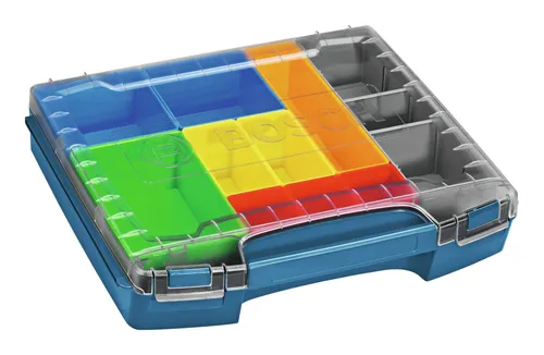 Bosch Professional i-BOXX 72 Sortimentskoffer - Werkzeugkästen mit 10 Fächern für optimale Organisation, ideal für Handwerker und DIY-Projekte.