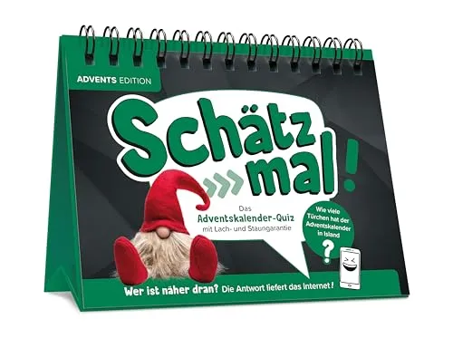 Schätz mal! Adventskalender: Das Quiz mit Lach- und Staungarantie I Ab 10 Jahre I Der skurrile Weihnachstcountdown