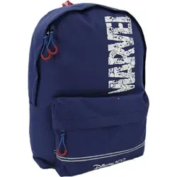 Marvel Kinderrucksack Blau - Freizeitrucksack mit Marvel Logo - Rucksack für Kinder und Jugendliche, ideal für Schule und Freizeit. Mit breitem Hauptfach und Fronttasche für einfachen Zugriff auf alles Wichtige. Ergonomisch und stylish!