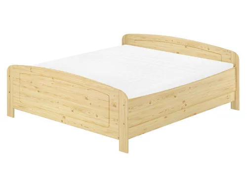 Seniorenbett extra hoch 180x200 Doppelbett Holzbett Massivholz Kiefer Gästebett