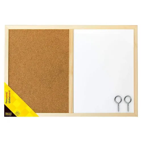Idena Whiteboard-Pinnwand 60,0 x 40,0 cm Kork braun