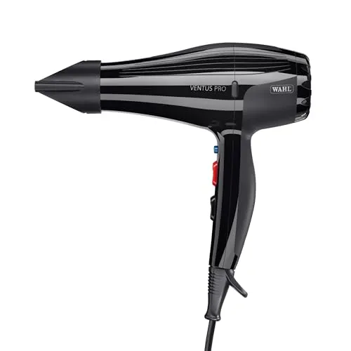 Wahl Föhn Ventus Pro sw - Haartrockner mit leistungsstarkem Motor, bietet schnelles Trocknen und professionelle Ergebnisse für glänzendes Haar.