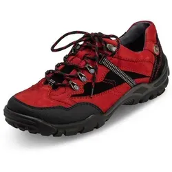 Produktbild vitaform Herrenschuhe Trekking Nubukleder Trekkingschuh rot|schwarz 42 EU