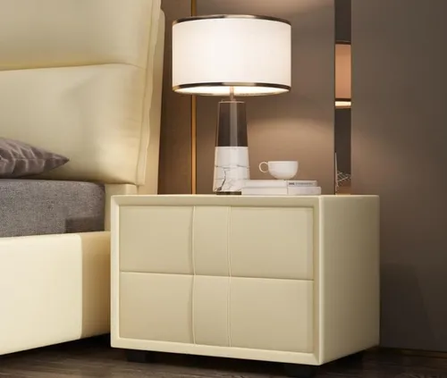Design Nachtkonsole Beistelltisch in Weiß