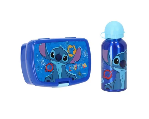 Lilo & Stitch Lunchbox Lilo & Stitch Lunchbox & Flasche – Metall-Set für Kinder, (1-tlg)