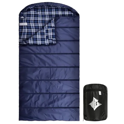Baumwoll-Flanell-Schlafsack für Erwachsene