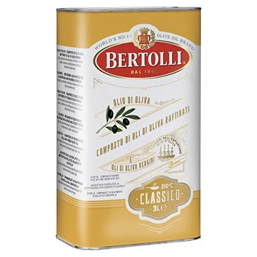 Bertolli Olivenöl, Classico, Qualitäts-Olivenöl, Großpackung, 3 Liter Dose