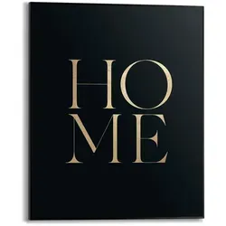 Reinders Wandbild 40 x 50 cm Home Holz Gold in gold von Reinders